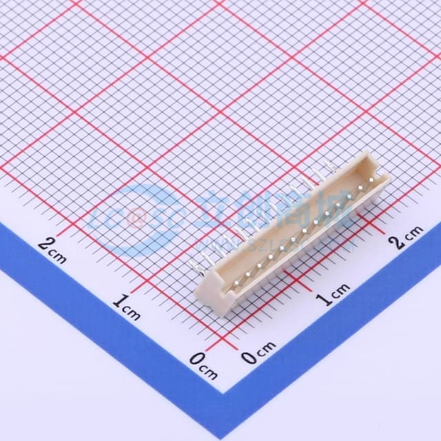 1x13P 间距:1.5mm 弯插 系列:ZH【插件】实物图