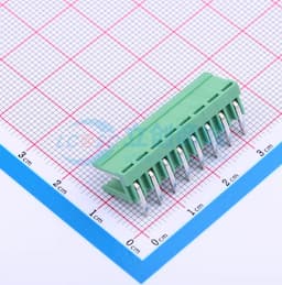 绿色 1x8P 3.96mm 排数:1 每排P数:8【插件】缩略图