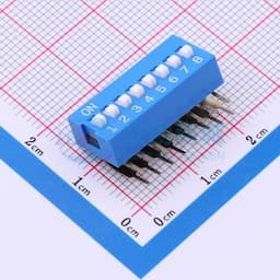 间距2.54mm 8位拨码开关缩略图