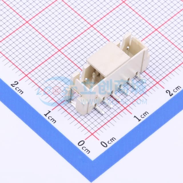 1x6P 间距:2.54mm 立贴 系列:XH实物图
