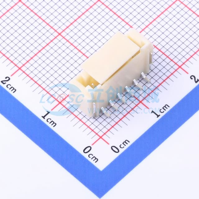 1x6P 间距:2mm 立贴实物图