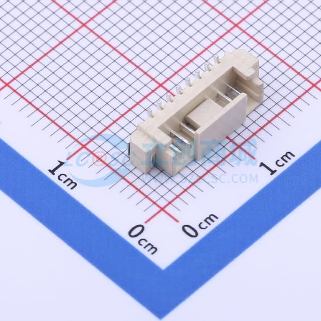 1x8P 间距:1.25mm 立贴实物图