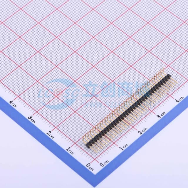 1x35P 间距:1.27mm 方针实物图