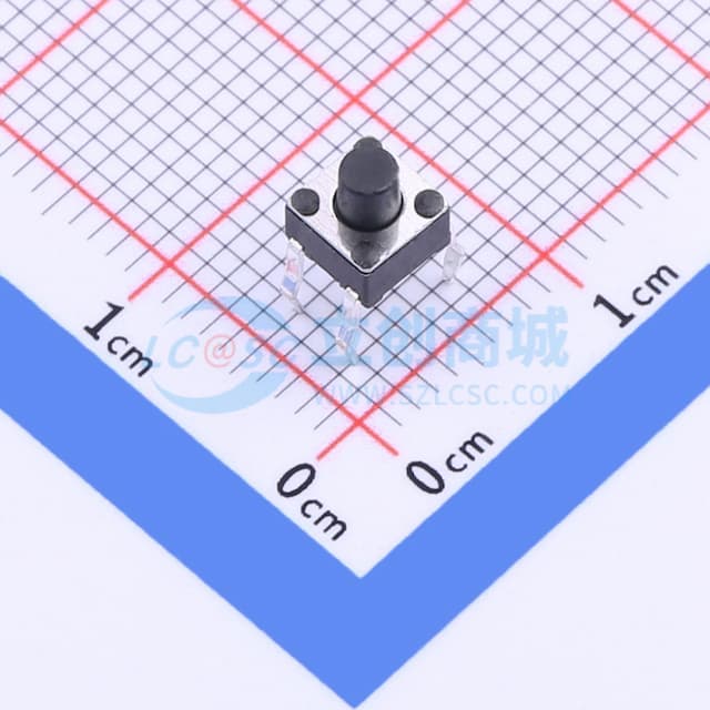 4.5*4.5*5mm 直插 轻触开关【插件】实物图