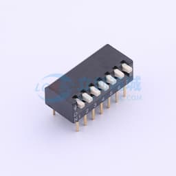 2.54mm 7位插件琴键式拨码开关缩略图