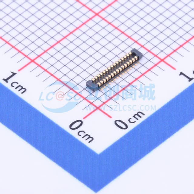 间距:0.4mm PIN:30P 公 立贴实物图