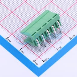 绿色 1x5P 3.96mm 排数:1 每排P数:5【插件】缩略图