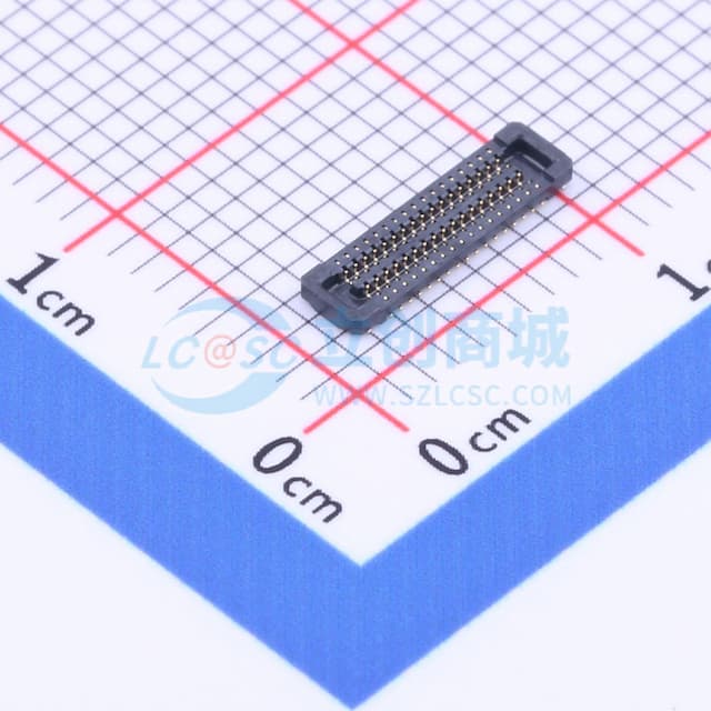 间距:0.4mm PIN:34P 母 立贴实物图