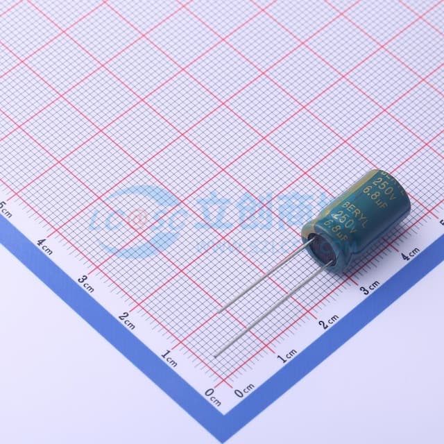 6.8uF ±20% 250V实物图