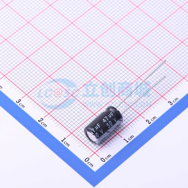 47uF ±20% 50V实物图
