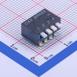 间距2.54mm 琴键 4位拨码开关缩略图