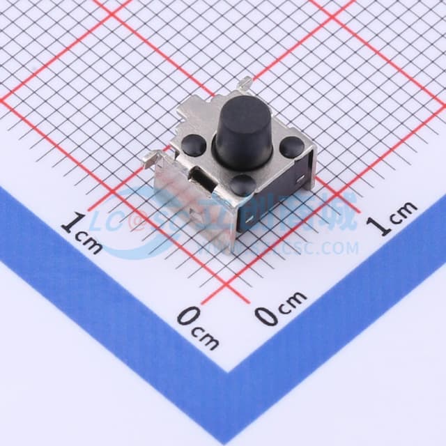 6*6*7mm 卧贴 轻触开关实物图