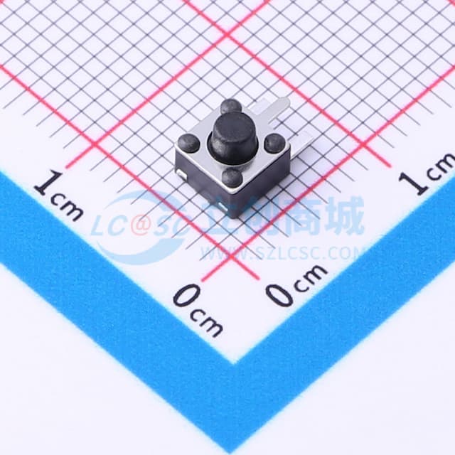 4.5*4.5*4.3H-Ja 180gf 边三脚【插件】实物图