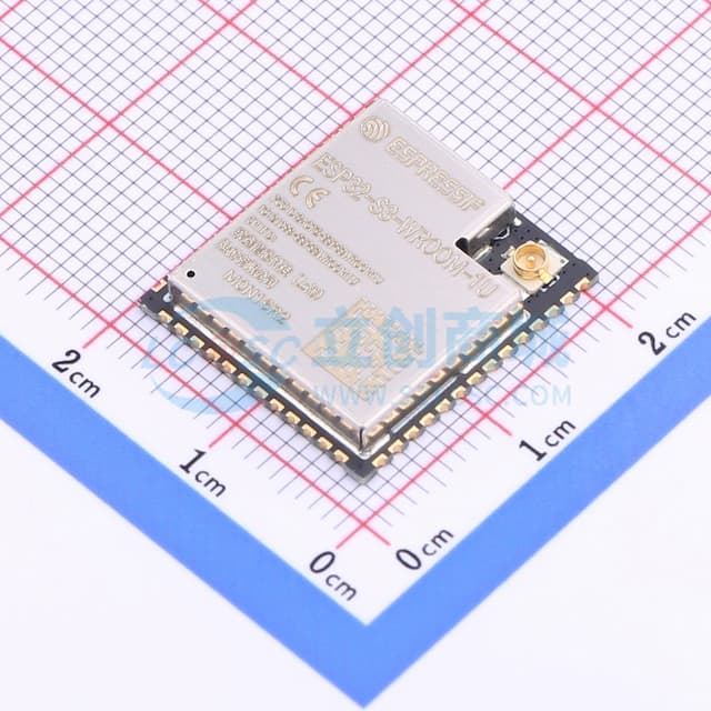 通用型Wi-Fi+低功耗蓝牙MCU模组实物图