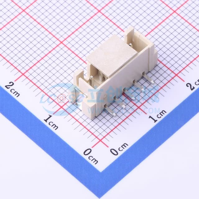 1x5P 间距:2.54mm 立贴 系列:XH实物图