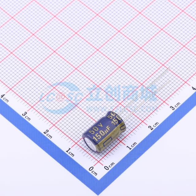 150uF ±20% 50V实物图