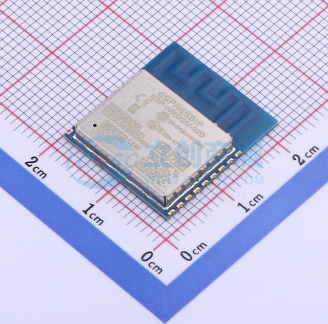 命名更改，2MB即N2，为尾缀，模组丝印更改为N2 ESP-WROOM-02D-N2实物图