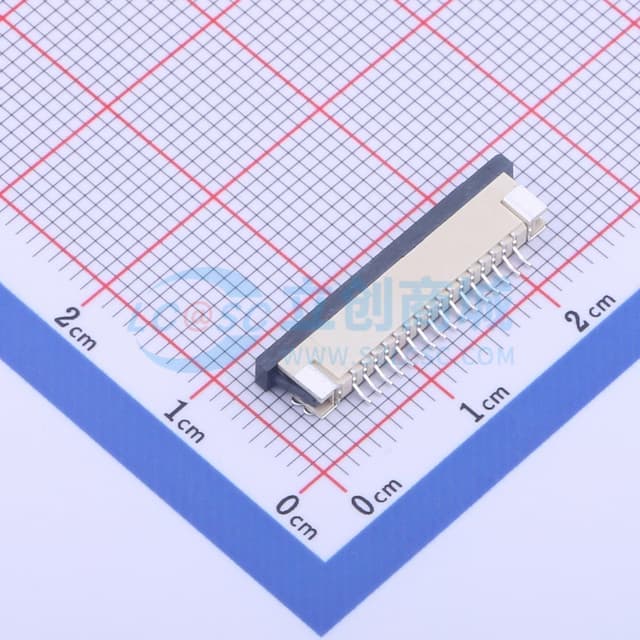 间距:1mm P数:16P 抽屉式 下接实物图