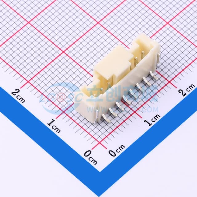 1x8P 间距:2mm 立贴 系列:PA实物图