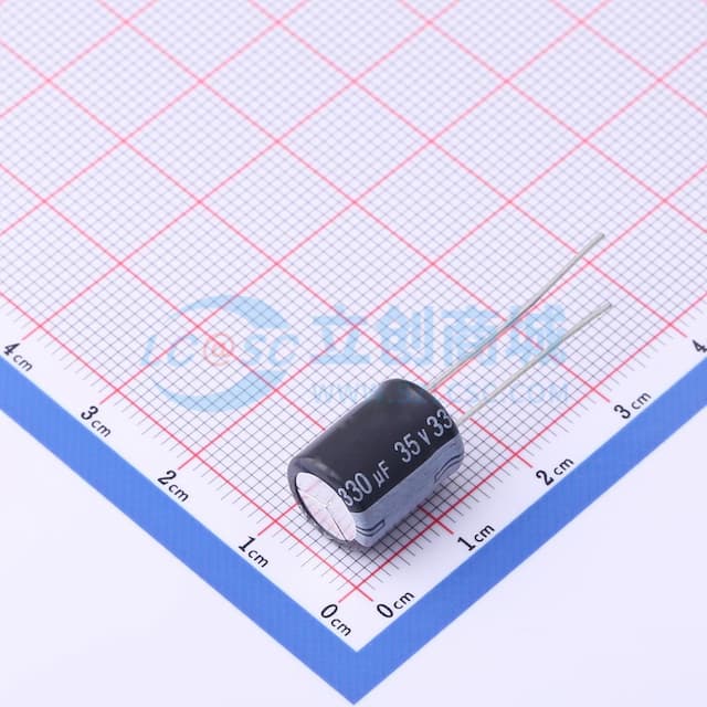 【插件】330uF ±20% 35V实物图