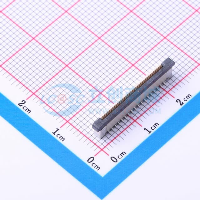 间距:0.5mm P数:36P 抽屉式 单侧触点/垂直实物图