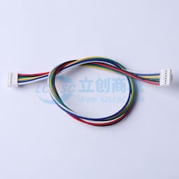 2.0mm (YH 2.0)公HSG,6P端子线，长度300，双头反向缩略图