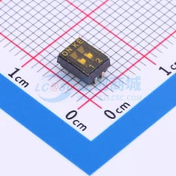 1.27mm 2位贴片拨码开关(J脚)缩略图
