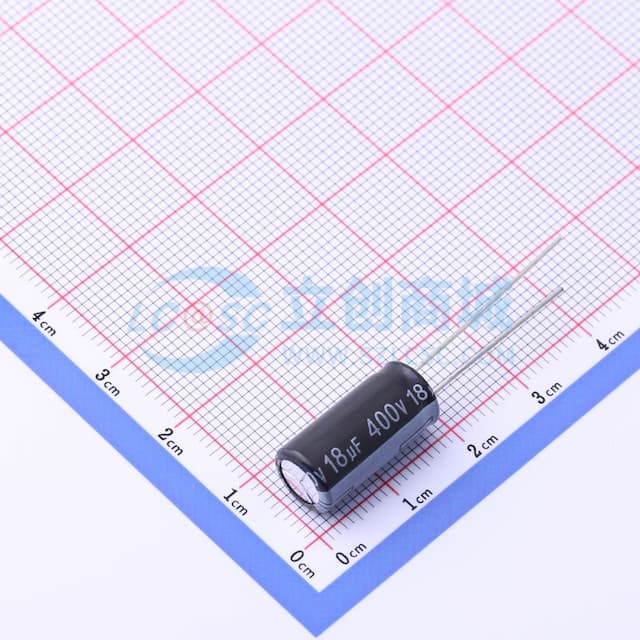 18uF ±20% 400V 黑色PET实物图
