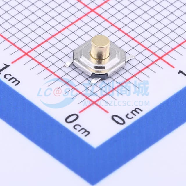 5.2*5.2*3mm 立贴 轻触开关实物图