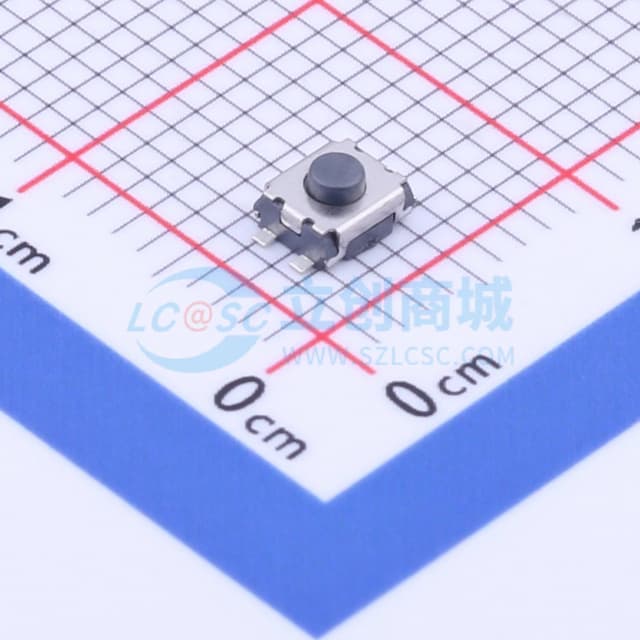 3*4*2mm 立贴 轻触开关实物图