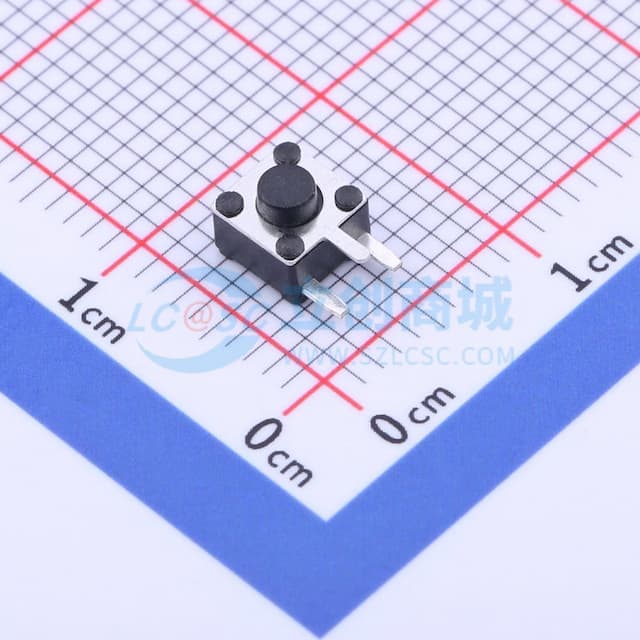 4.5*4.5*3.8mm 侧插 轻触开关【插件】实物图