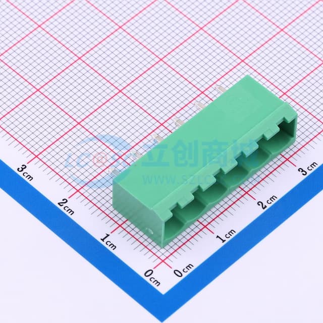 1x6P 5.08mm 排数:1 每排P数:6实物图