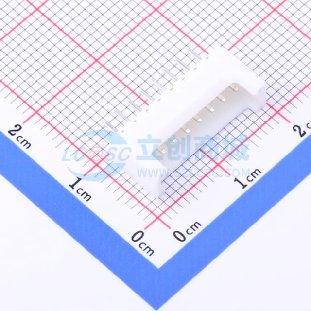 1x8P 间距:2mm 直插 系列:HY 【插件】实物图