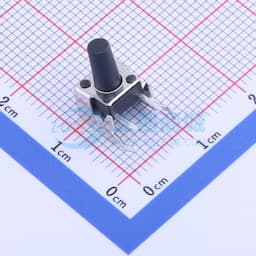 6*6*10.5mm 卧插 轻触开关 【插件】缩略图