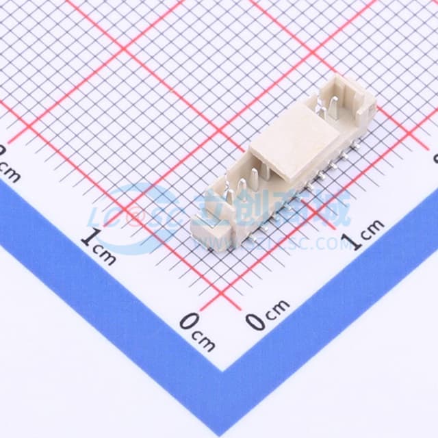 1x10P 间距:1.25mm 立贴 系列:PicoBlade(MX 1.25)实物图