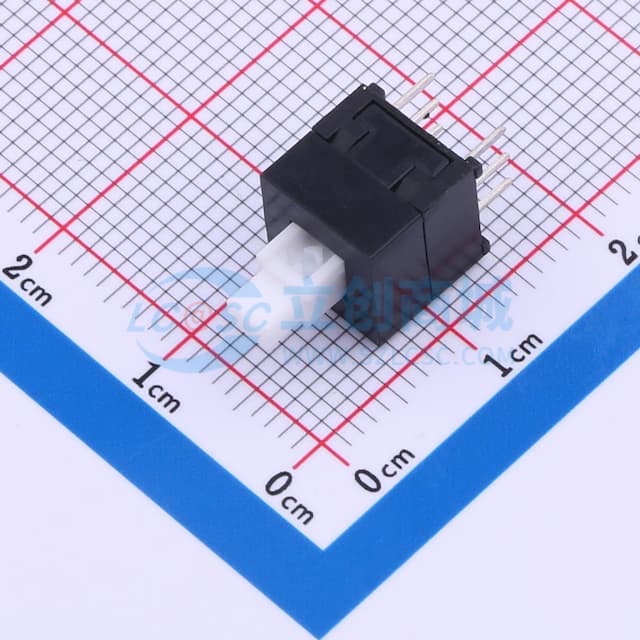 8.5x8.5自锁插脚 250gf 2x3白头实物图