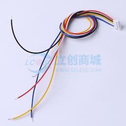 hanxia(韩下)1.25mm间距 5PIN 配单头公座 线长200mm 28AWG缩略图