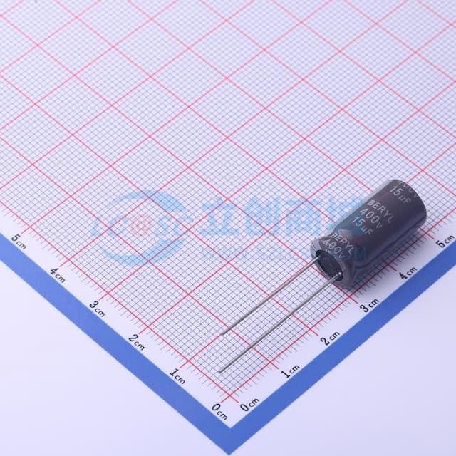 15uF ±20% 400V 【插件】实物图