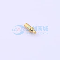 POGO PIN插件型弹簧顶针（最大直径2.0x5.3高，尾部φ1.5x2.8；电流1A；弹力15g）缩略图
