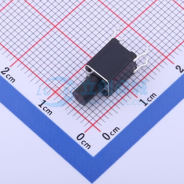 6*6*13mm 直插 轻触开关 【插件】实物图