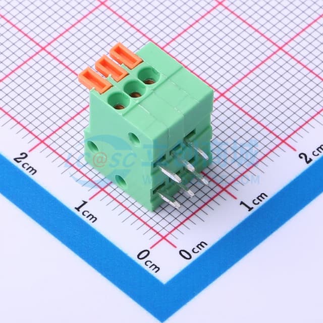 1x3P 2.54mm 每排P数:3 排数:1【插件】实物图