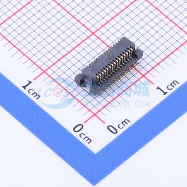 间距:0.5mm PIN:30P 母 立贴实物图