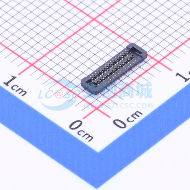 间距:0.4mm PIN:30P 母 立贴实物图