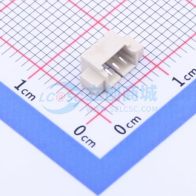 1x3P 间距:1.25mm 卧贴实物图