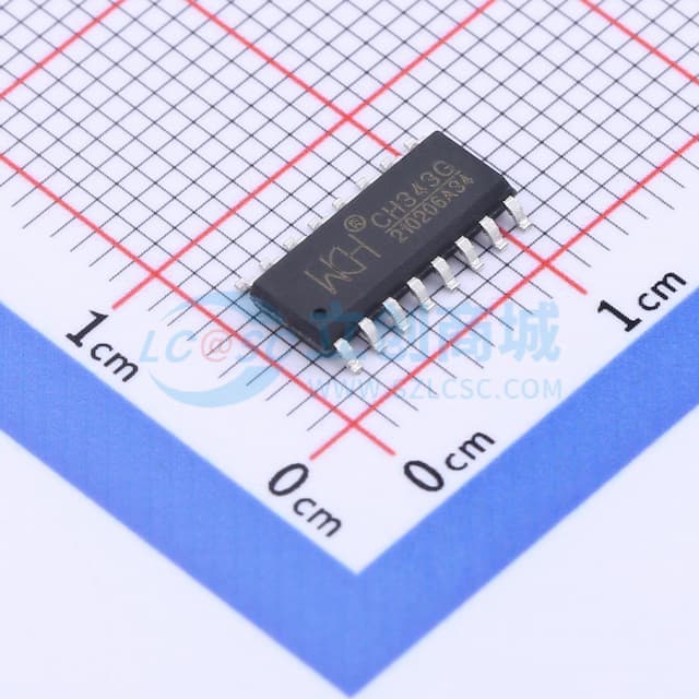 USB转高速串口芯片CH343实物图