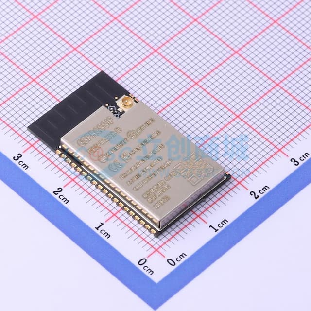 通用型Wi-Fi+BT+BLE MCU模组实物图