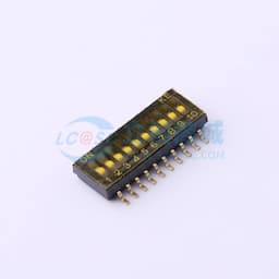 1.27mm 10位贴片拨码开关(S脚)缩略图