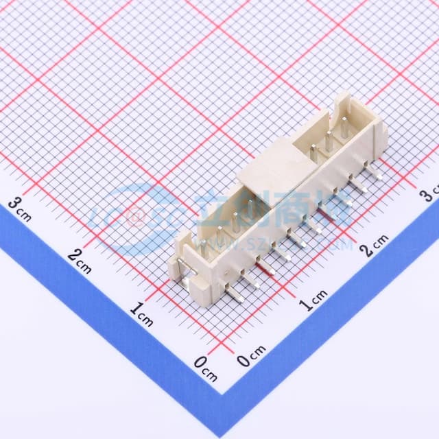 1x10P 间距:2.5mm 立贴实物图