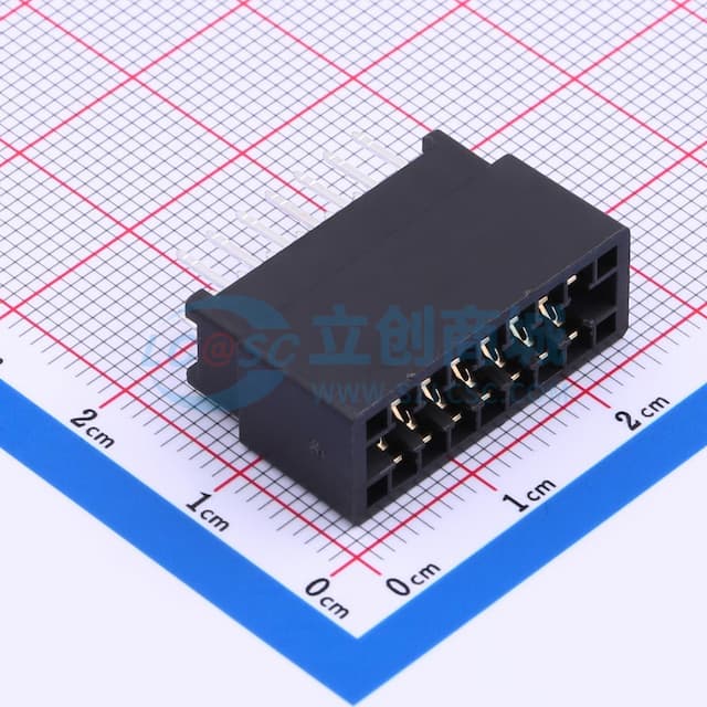 【插件】2.54mm P数:14P实物图