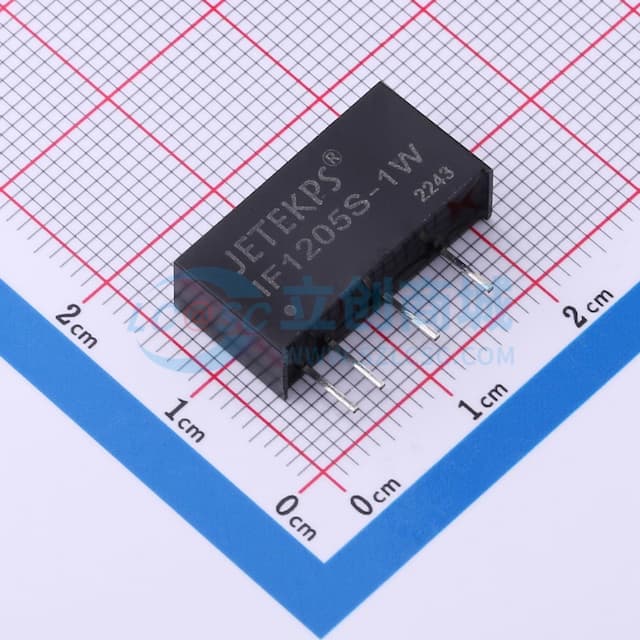 1W DC-DC模块电源，SIP封装实物图